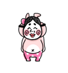 <再販>おでぶんうさもか⑥【*冬+お正月*】（個別スタンプ：25）