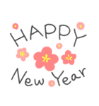 ゆるペン字で年末年始♡年賀状【再版】（個別スタンプ：3）