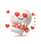 誰でも使える冬3Dカスタムスタンプだよ（個別スタンプ：10）