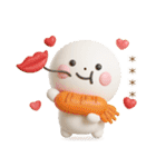 誰でも使える冬3Dカスタムスタンプだよ（個別スタンプ：12）