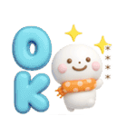 誰でも使える冬3Dカスタムスタンプだよ（個別スタンプ：18）