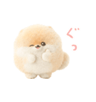 ふわふわぽぽちのやさしいスタンプ（個別スタンプ：2）