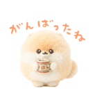 ふわふわぽぽちのやさしいスタンプ（個別スタンプ：8）