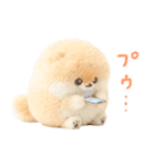 ふわふわぽぽちのやさしいスタンプ（個別スタンプ：15）