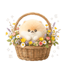 ふわふわぽぽちのやさしいスタンプ（個別スタンプ：23）