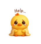 ひよこさんたち 冬だより（個別スタンプ：8）