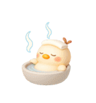 ひよこさんたち 冬だより（個別スタンプ：33）