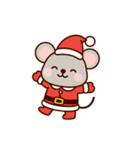 どうぶつたちのクリスマス（個別スタンプ：1）