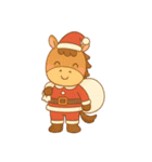 どうぶつたちのクリスマス（個別スタンプ：21）