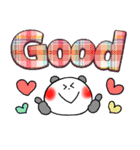 英語 中・上級者向け 粋なパンダ 冬（個別スタンプ：11）