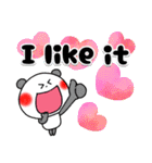 英語 中・上級者向け 粋なパンダ 冬（個別スタンプ：12）