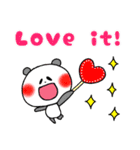 英語 中・上級者向け 粋なパンダ 冬（個別スタンプ：13）