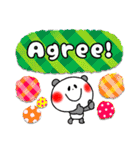 英語 中・上級者向け 粋なパンダ 冬（個別スタンプ：17）