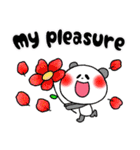 英語 中・上級者向け 粋なパンダ 冬（個別スタンプ：19）