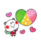 英語 中・上級者向け 粋なパンダ 冬（個別スタンプ：21）