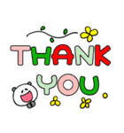 英語 中・上級者向け 粋なパンダ 冬（個別スタンプ：26）