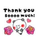 英語 中・上級者向け 粋なパンダ 冬（個別スタンプ：27）