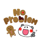 英語 中・上級者向け 粋なパンダ 冬（個別スタンプ：31）