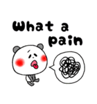 英語 中・上級者向け 粋なパンダ 冬（個別スタンプ：33）