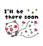 英語 中・上級者向け 粋なパンダ 冬（個別スタンプ：34）