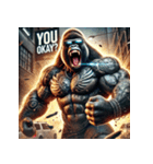 ファンキーゴリラスタンプ（個別スタンプ：4）