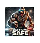 ファンキーゴリラスタンプ（個別スタンプ：6）