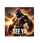 ファンキーゴリラスタンプ（個別スタンプ：7）