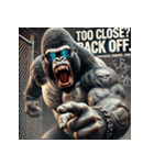 ファンキーゴリラスタンプ（個別スタンプ：10）