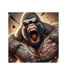 ファンキーゴリラスタンプ（個別スタンプ：14）