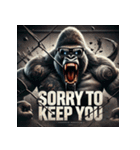 ファンキーゴリラスタンプ（個別スタンプ：15）