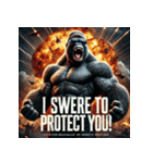 ファンキーゴリラスタンプ（個別スタンプ：19）