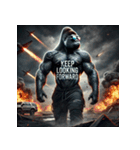 ファンキーゴリラスタンプ（個別スタンプ：22）