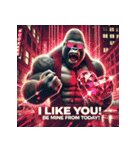 ファンキーゴリラスタンプ（個別スタンプ：25）