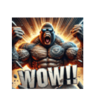 ファンキーゴリラスタンプ（個別スタンプ：34）