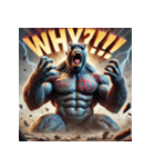 ファンキーゴリラスタンプ（個別スタンプ：36）