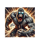 ファンキーゴリラスタンプ（個別スタンプ：37）