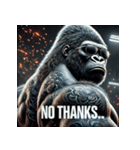 ファンキーゴリラスタンプ（個別スタンプ：40）