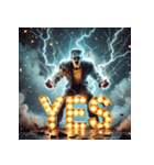 フランケンシュタイン！（個別スタンプ：38）