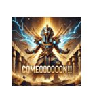 黄金王ツタンカーメン - GOD MODE（個別スタンプ：34）