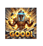 黄金王ツタンカーメン - GOD MODE（個別スタンプ：35）