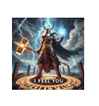 雷帝オーディン（個別スタンプ：36）