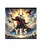 雷帝オーディン（個別スタンプ：40）