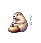ちょっと強気なマーモット【面白い】（個別スタンプ：28）