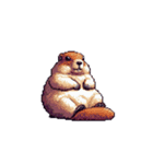 ちょっと強気なマーモット【面白い】（個別スタンプ：32）