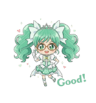 NEGIドルで可愛く反応！スタンプ（個別スタンプ：3）