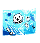 姉妹のほっこりアート（個別スタンプ：1）