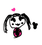 姉妹のほっこりアート（個別スタンプ：2）