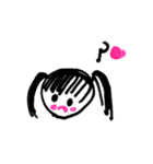 姉妹のほっこりアート（個別スタンプ：3）