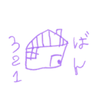 姉妹のほっこりアート（個別スタンプ：5）