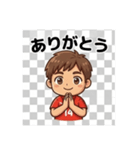 サッカー少年 No.01（個別スタンプ：4）